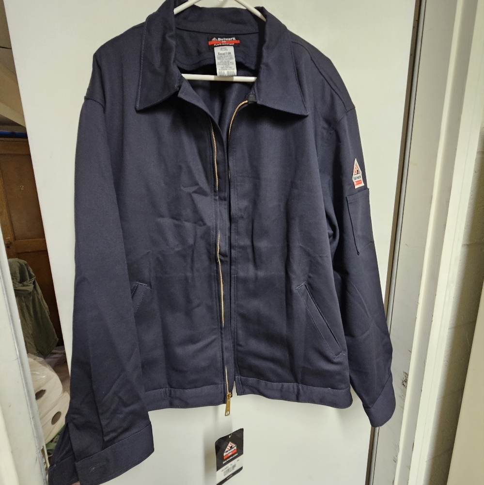 Bulwark JEL2NV Midweight FR Zip-In Jacket - Excel FR - NWT- Size XL